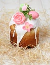 Easter cake in icing sugar Royalty Free Stock Photo