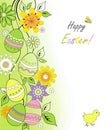 Easter card with chicken