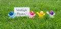 Greeting card for a Happy Easter Royalty Free Stock Photo