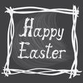 Easter card with creative text Royalty Free Stock Photo