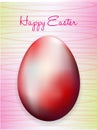 Easter card with Easter eggs