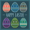 Easter card. Holidays. EPS 10 . Royalty Free Stock Photo
