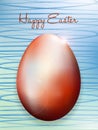 Easter card with Easter eggs