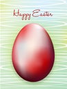 Easter card with Easter eggs