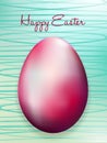 Easter card with Easter eggs