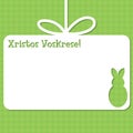 Easter card in vector format. Royalty Free Stock Photo