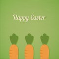Easter carrots Royalty Free Stock Photo
