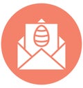 Easter, envelope Isolated Vector icon which can easily modify or edit  Easter, envelope Isolated Vector icon which can easily mod Royalty Free Stock Photo