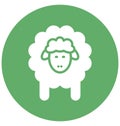 Mutton, ram Isolated Vector icon which can easily modify or edit Royalty Free Stock Photo