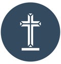 Christian cross, christianity Isolated Vector icon which can easily modify or edit Christian cross, christianity Isolated Vector Royalty Free Stock Photo