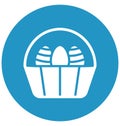 Basket, easter Isolated Vector icon which can easily modify or edit Royalty Free Stock Photo