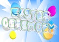 Easter Ceremony - Comic book style holiday related text. Royalty Free Stock Photo