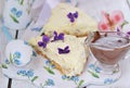 Easter cheesecake. Royalty Free Stock Photo