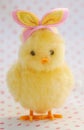 Easter chick in bunny ears