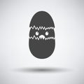 Easter Chicken In Egg Icon Royalty Free Stock Photo