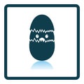 Easter Chicken In Egg Icon Royalty Free Stock Photo