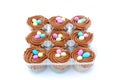 Easter chocolate cupcakes