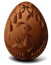 Easter chocolate egg