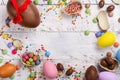 Easter chocolate egg Royalty Free Stock Photo