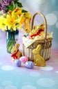 Easter Chocolate, foiled wrapped bunnies for easter