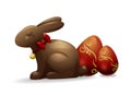 Easter chocolate rabbit