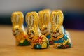 Easter chocolate rabbits