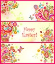 Easter colorful banners