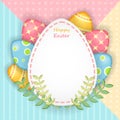 Easter colorful poster