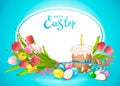 Happy easter collection Royalty Free Stock Photo