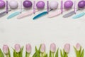 Easter composition with space for text Royalty Free Stock Photo