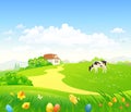 Easter country scenery