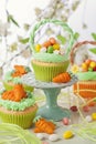 Easter cupcake Royalty Free Stock Photo