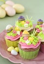 Easter cupcakes Royalty Free Stock Photo