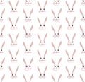 Easter cute cartoon bunny seamless pattern. EPS 10 Royalty Free Stock Photo