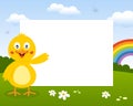 Easter Cute Chick Photo Frame