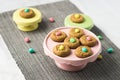 Easter cute mini eggs cookies.