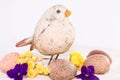 Easter decoration in happy spring colors