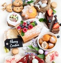 Easter desserts table Royalty Free Stock Photo