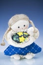 Easter Doll and Egg Royalty Free Stock Photo
