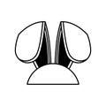 easter ears bunny icon