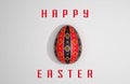 Easter egg with Armenian Ornament.