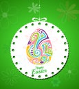 Easter egg background Royalty Free Stock Photo