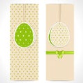 Easter egg banner background Royalty Free Stock Photo