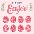 Easter Egg Bundle - Easter Egg Cut Files - Happy Easter
