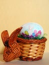 Easter Egg in a Bunny Basket