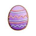 Easter egg cookie clipart Royalty Free Stock Photo