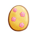 Easter egg cookie clipart Royalty Free Stock Photo