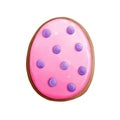 Easter egg cookie clipart Royalty Free Stock Photo
