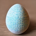 Easter egg decorated with a delicate mosaic pattern ai Generated, generative AI, CGI graphics