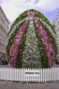 Easter egg - decoration of flowers